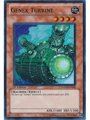 Genex Turbine - HA02-EN008 - Super Rare 1st Edition