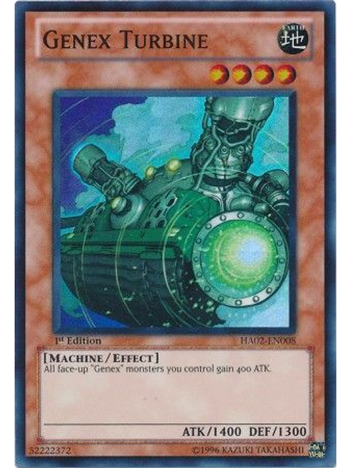 Genex Turbine - HA02-EN008 - Super Rare 1st Edition 1