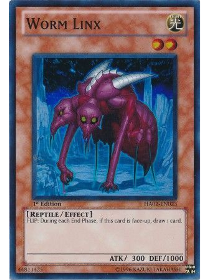 Worm Linx - HA02-EN023 - Super Rare 1st Edition 1
