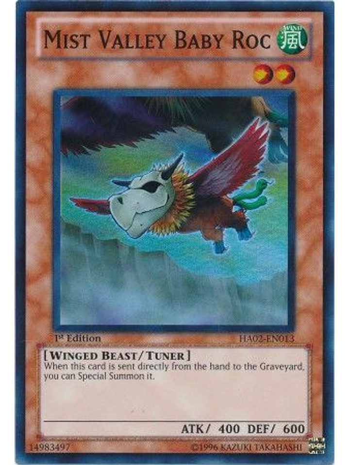 Mist Valley Baby Roc - HA02-EN013 - Super Rare 1st Edition 1