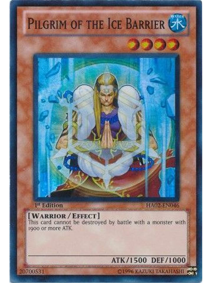 Pilgrim of the Ice Barrier - HA02-EN046 - Super Rare 1st Edition 1