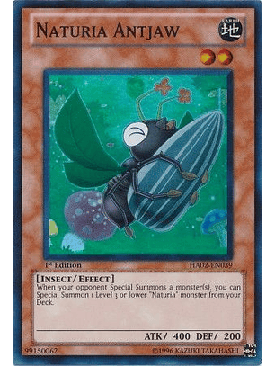 Naturia Antjaw - HA02-EN039 - Super Rare 1st Edition