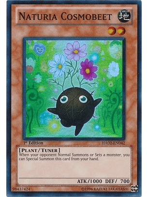Naturia Cosmobeet - HA02-EN042 - Super Rare 1st Edition