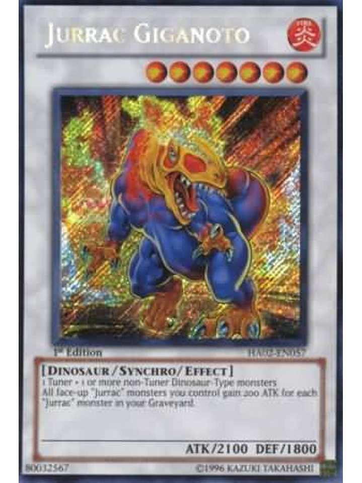 Jurrac Giganoto - HA02-EN057 - Secret Rare 1st Edition 1