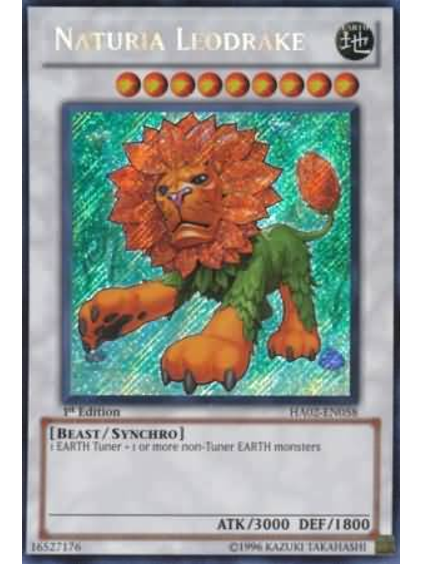 Naturia Leodrake - HA02-EN058 - Secret Rare 1st Edition 1