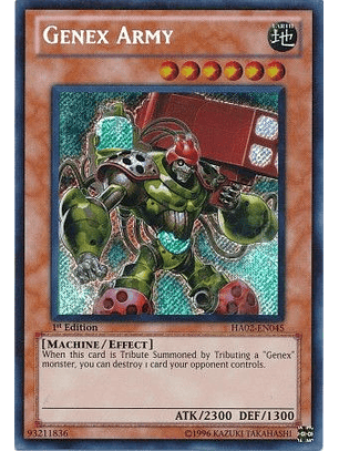 Genex Army - HA02-EN045 - Secret Rare 1st Edition