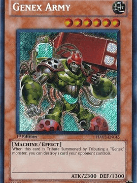 Genex Army - HA02-EN045 - Secret Rare 1st Edition