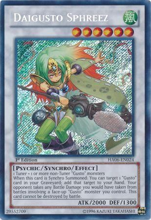 Daigusto Sphreez - HA06-EN024 - Secret Rare 1st Edition