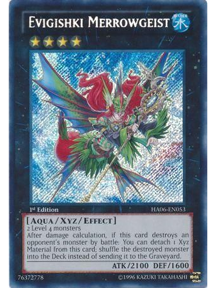 Evigishki Merrowgeist - HA06-EN053 - Secret Rare 1st Edition 1