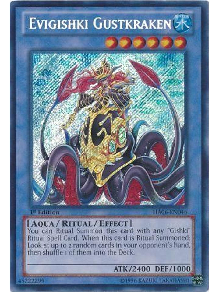 Evigishki Gustkraken - HA06-EN046 - Secret Rare 1st Edition 1