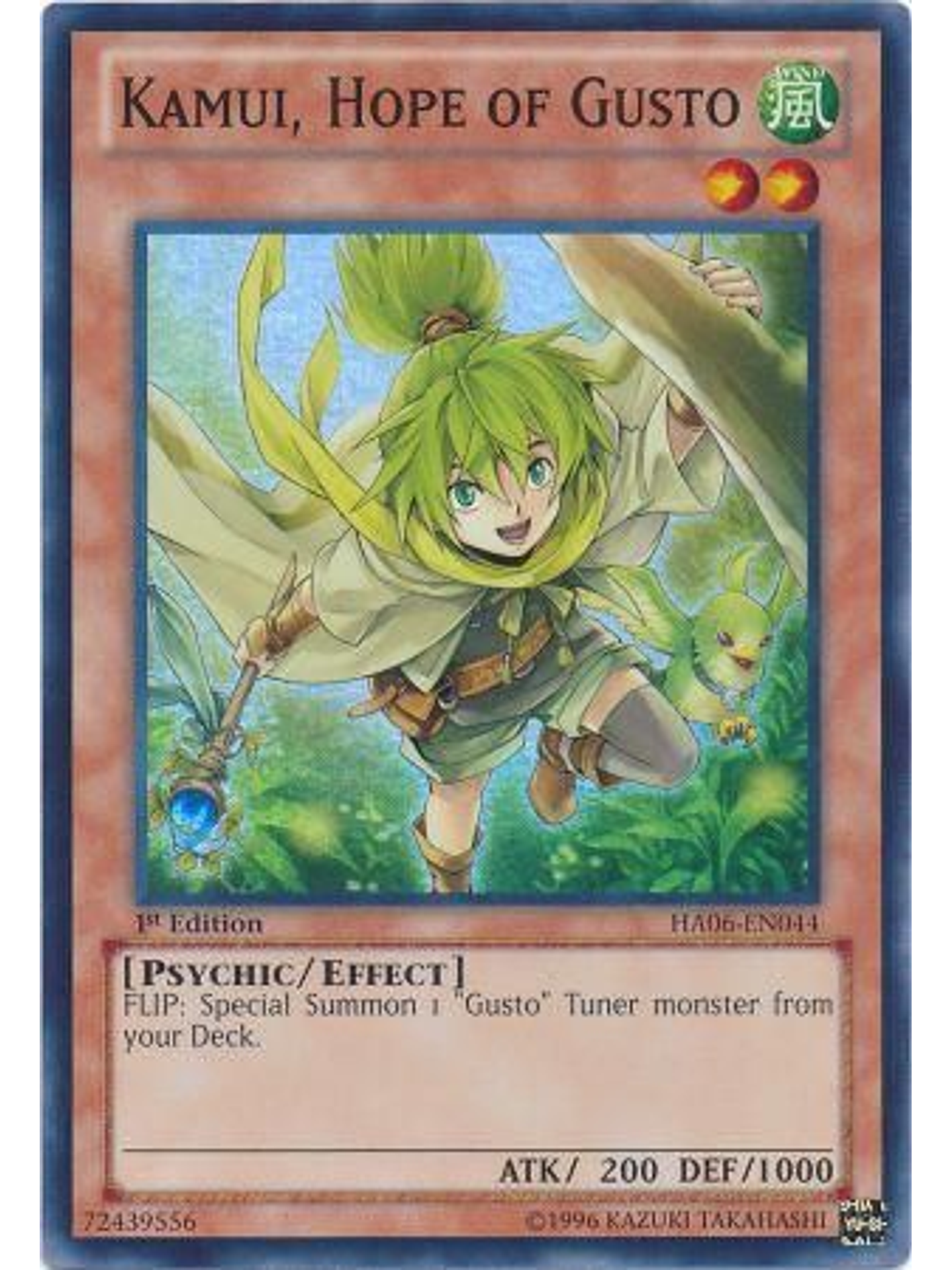Kamui, Hope of Gusto - HA06-EN044 - Super Rare 1st Edition 1