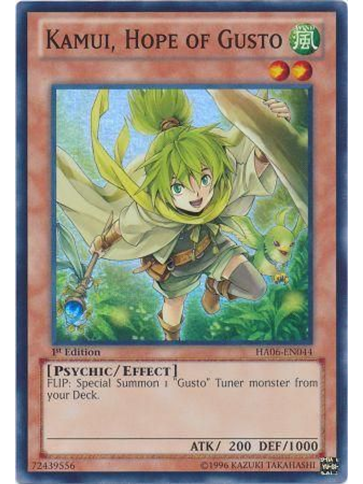 Kamui, Hope of Gusto - HA06-EN044 - Super Rare 1st Edition 1