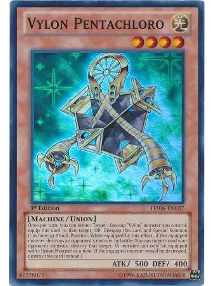 Vylon Pentachloro - HA06-EN037 - Super Rare 1st Edition 1
