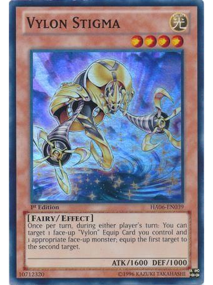 Vylon Stigma - HA06-EN039 - Super Rare 1st Edition 1