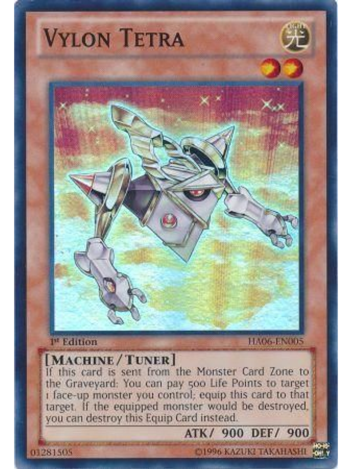 Vylon Tetra - HA06-EN005 - Super Rare 1st Edition 1