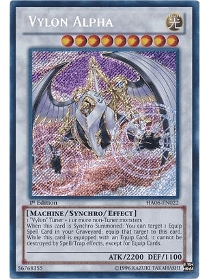 Vylon Alpha - HA06-EN022 - Secret Rare 1st Edition
