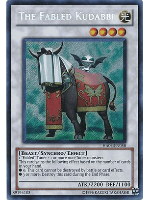 The Fabled Kudabbi - HA04-EN058 - Secret Rare Unlimited