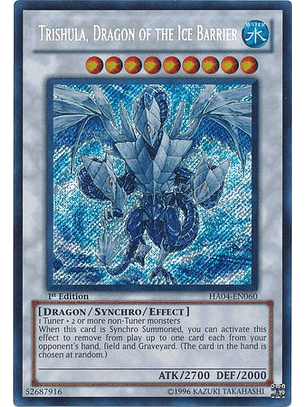 Trishula, Dragon of the Ice Barrier - HA04-EN060 - Secret Rare Unlimited