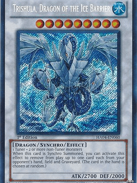 Trishula, Dragon of the Ice Barrier - HA04-EN060 - Secret Rare Unlimited