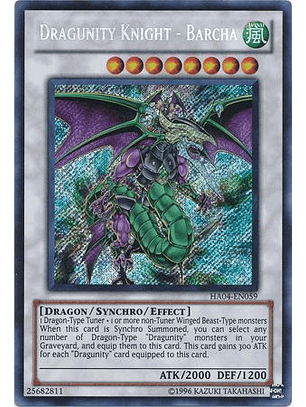 Dragunity Knight - Barcha - HA04-EN059 - Secret Rare Unlimited