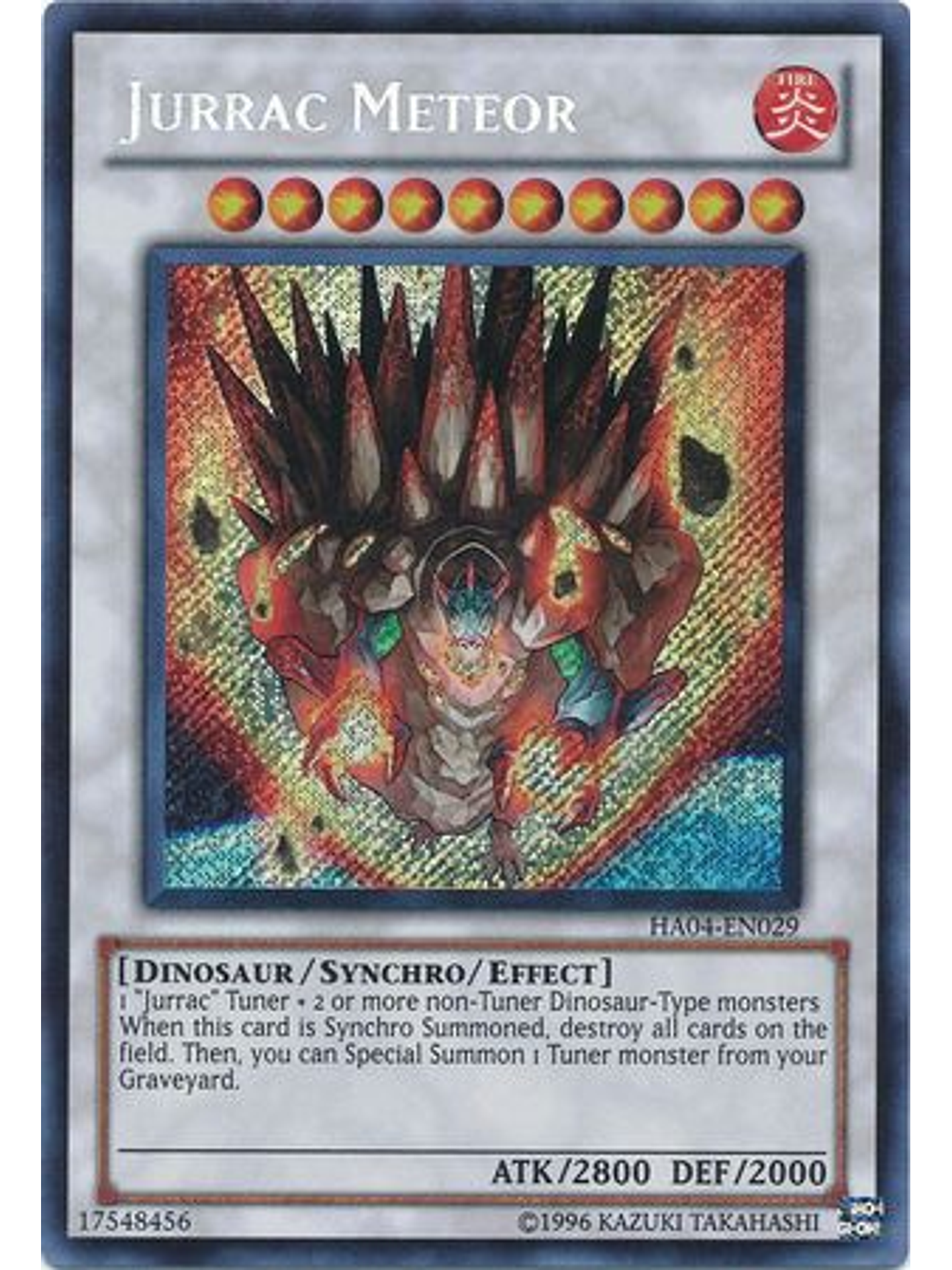 Jurrac Meteor - HA04-EN029 - Secret Rare Unlimited 1