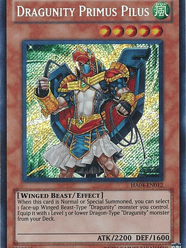 Dragunity Primus Pilus - HA04-EN012 - Secret Rare Unlimited