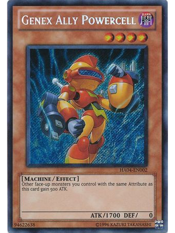 Genex Ally Powercell - HA04-EN002 - Secret Rare Unlimited 1