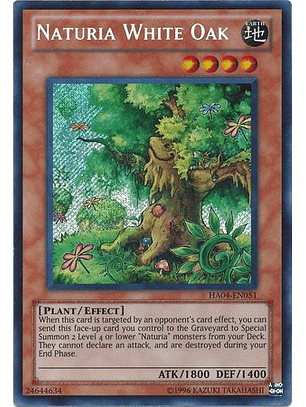 Naturia White Oak - HA04-EN051 - Secret Rare Unlimited