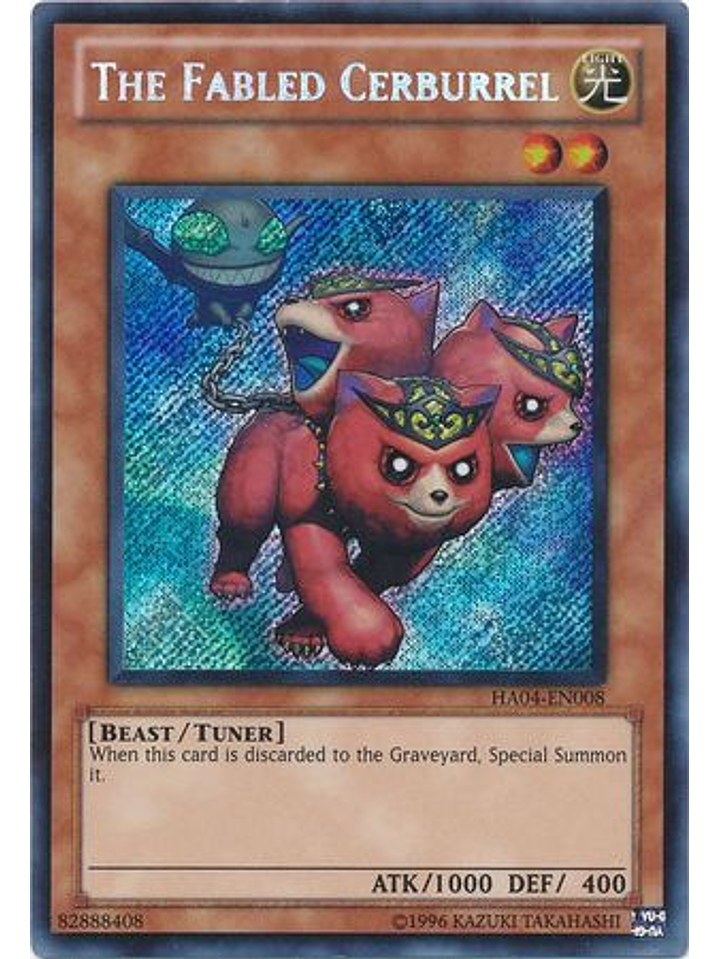 The Fabled Cerburrel - HA04-EN008 - Secret Rare Unlimited 1