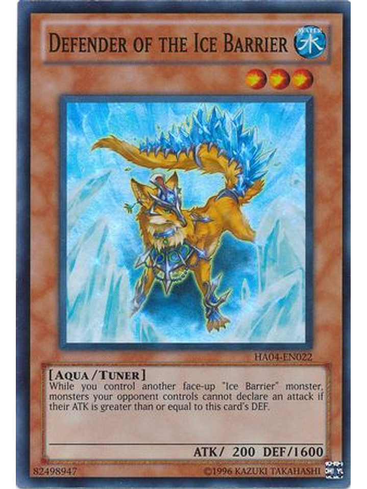 Defender of the Ice Barrier - HA04-EN022 - Super Rare Unlimited 1