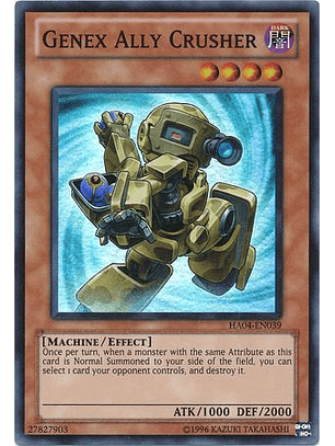 Genex Ally Crusher - HA04-EN039 - Super Rare Unlimited