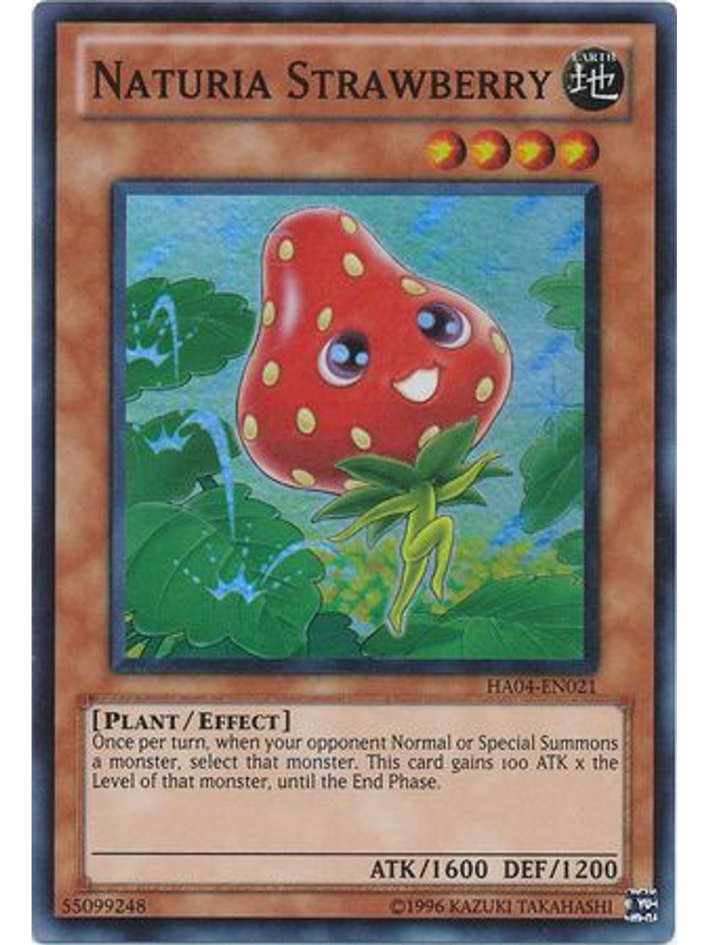 Naturia Strawberry - HA04-EN021 - Super Rare Unlimited 1