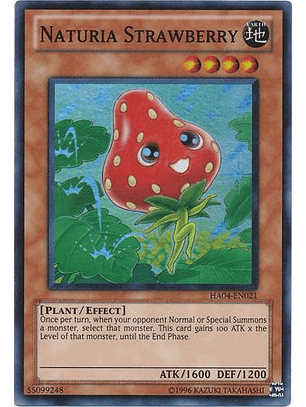 Naturia Strawberry - HA04-EN021 - Super Rare Unlimited