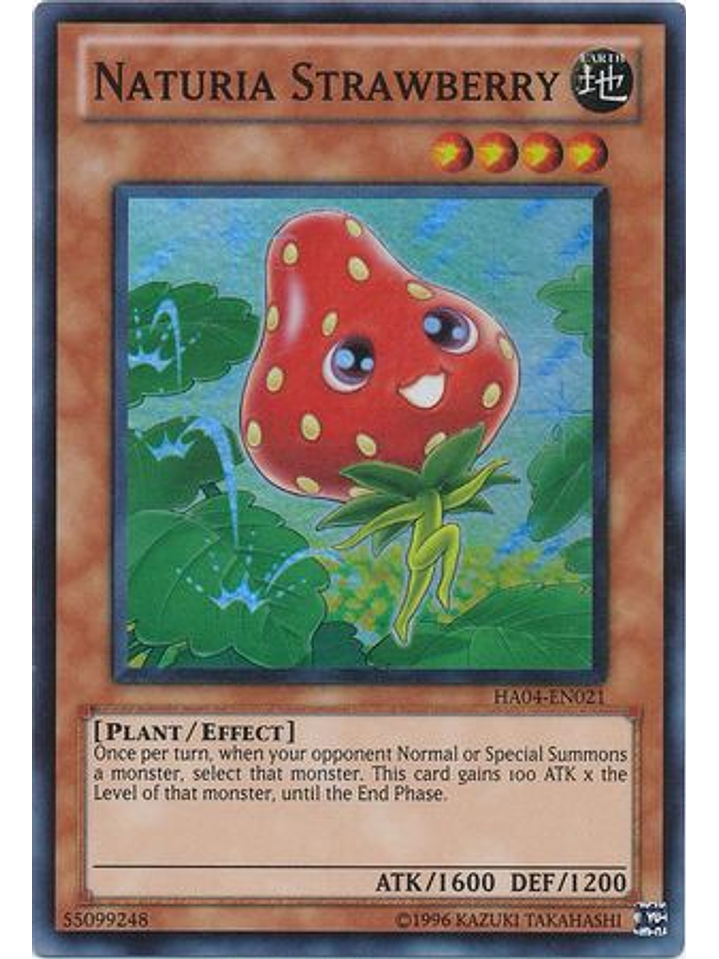 Naturia Strawberry - HA04-EN021 - Super Rare Unlimited 1