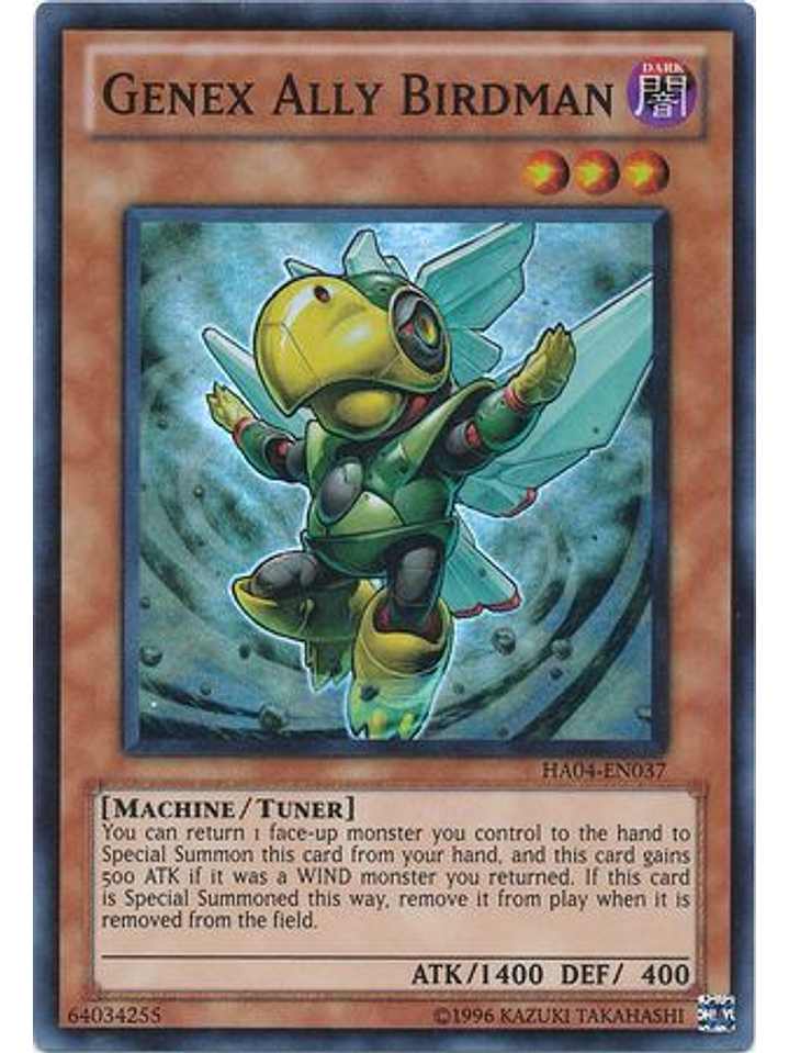 Genex Ally Birdman - HA04-EN037 - Super Rare Unlimited 1