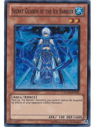 Secret Guards of the Ice Barrier - HA04-EN053 - Super Rare Unlimited