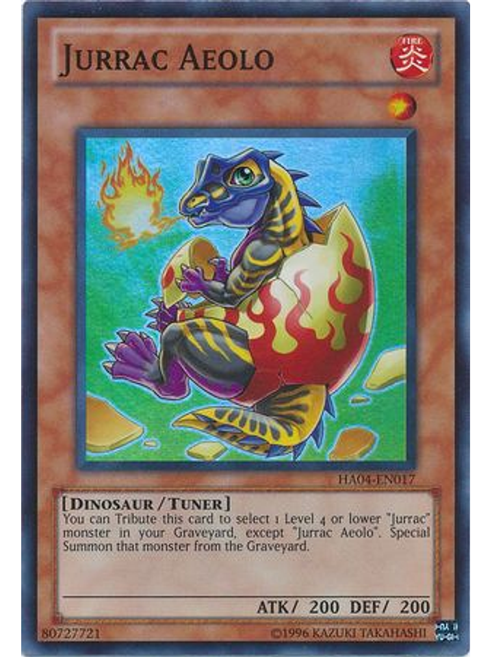 Jurrac Aeolo - HA04-EN017 - Super Rare Unlimited 1
