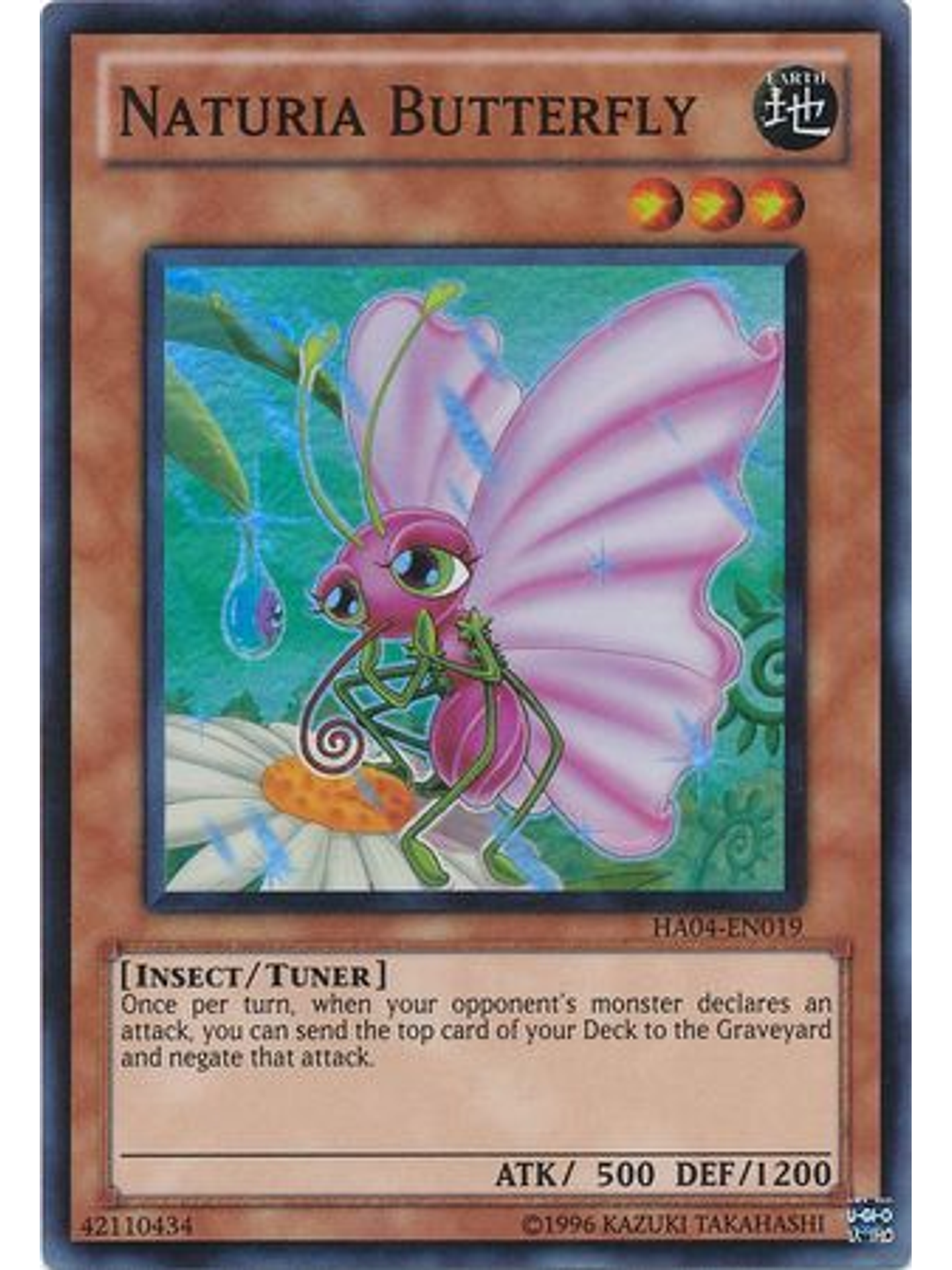 Naturia Butterfly - HA04-EN019 - Super Rare Unlimited 1