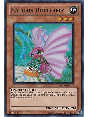 Naturia Butterfly - HA04-EN019 - Super Rare Unlimited