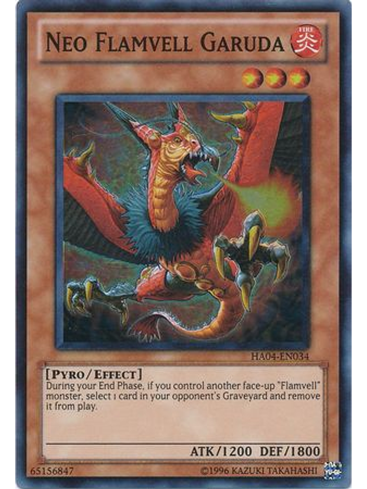 Neo Flamvell Garuda - HA04-EN034 - Super Rare Unlimited 1