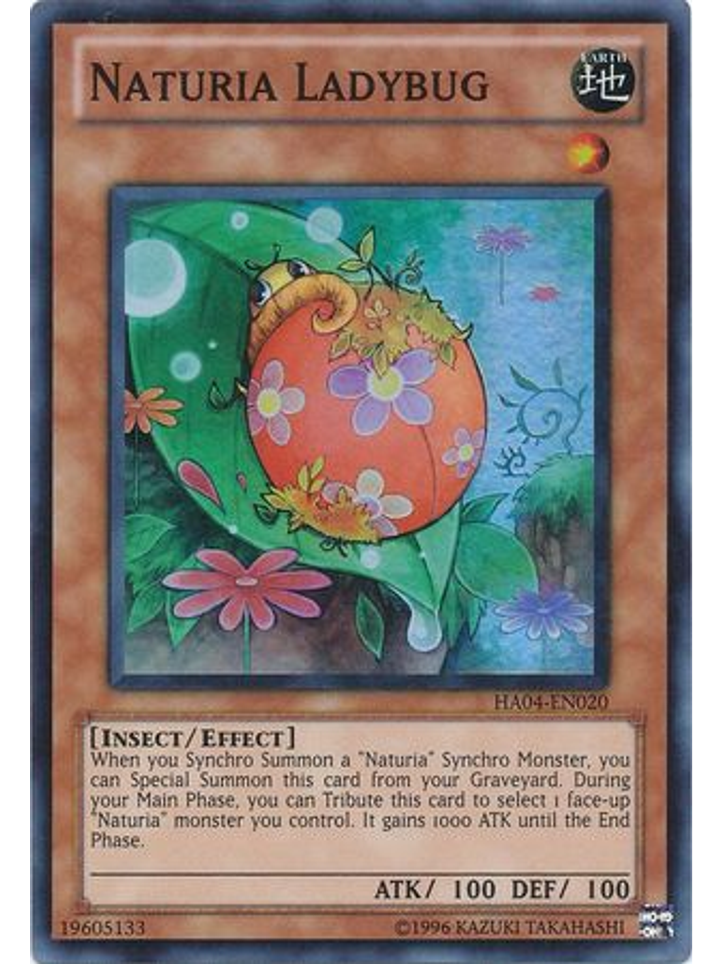 Naturia Ladybug - HA04-EN020 - Super Rare Unlimited 1