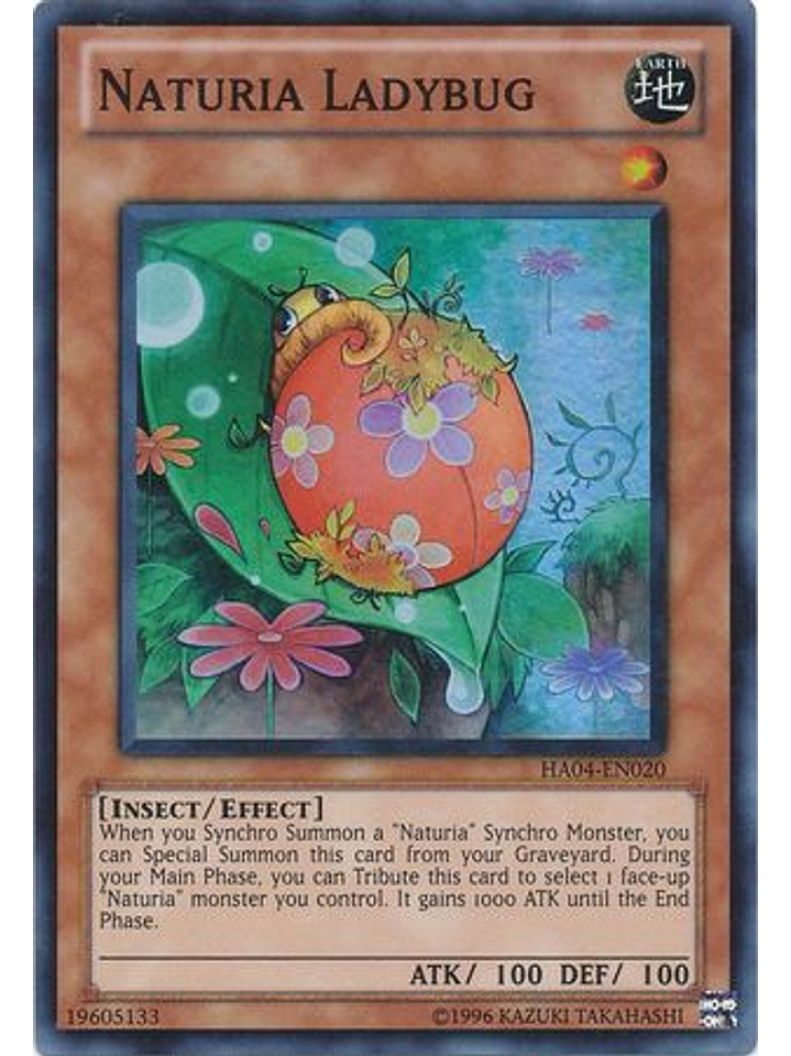 Naturia Ladybug - HA04-EN020 - Super Rare Unlimited 1