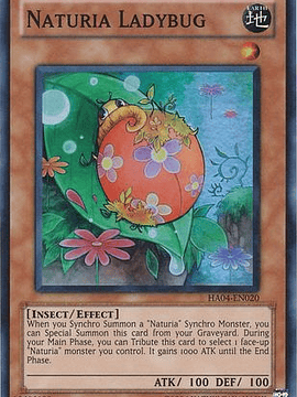 Naturia Ladybug - HA04-EN020 - Super Rare Unlimited