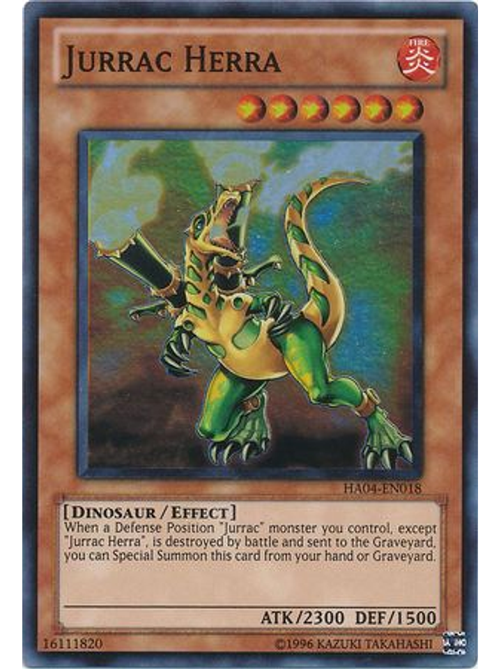 Jurrac Herra - HA04-EN018 - Super Rare Unlimited 1