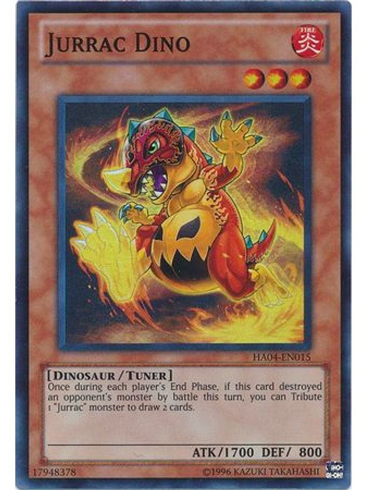 Jurrac Dino - HA04-EN015 - Super Rare Unlimited 1