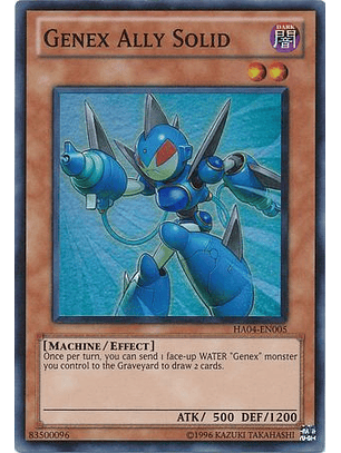 Genex Ally Solid - HA04-EN005 - Super Rare Unlimited