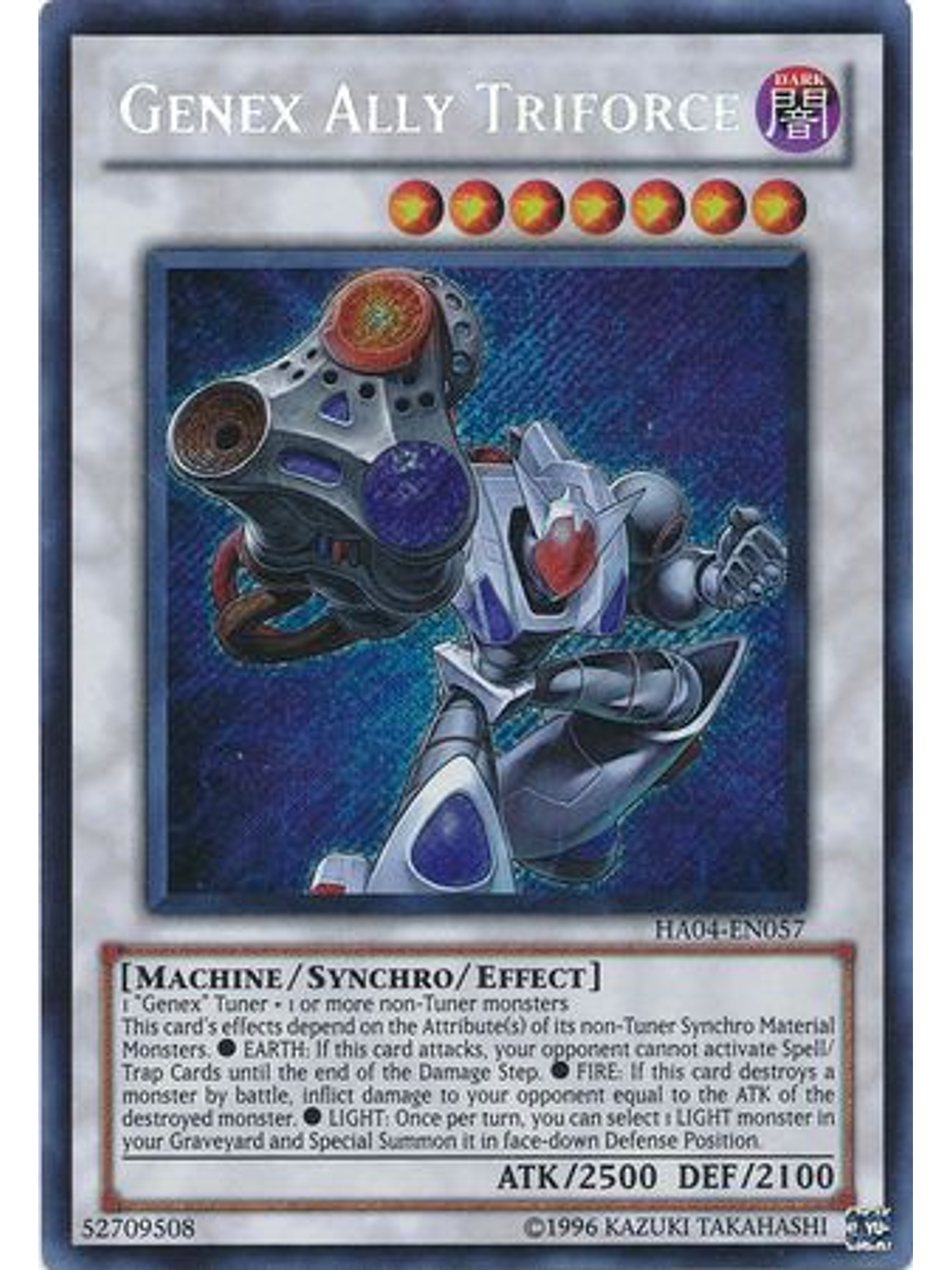 Genex Ally Triforce - HA04-EN057 - Secret Rare Unlimited 1