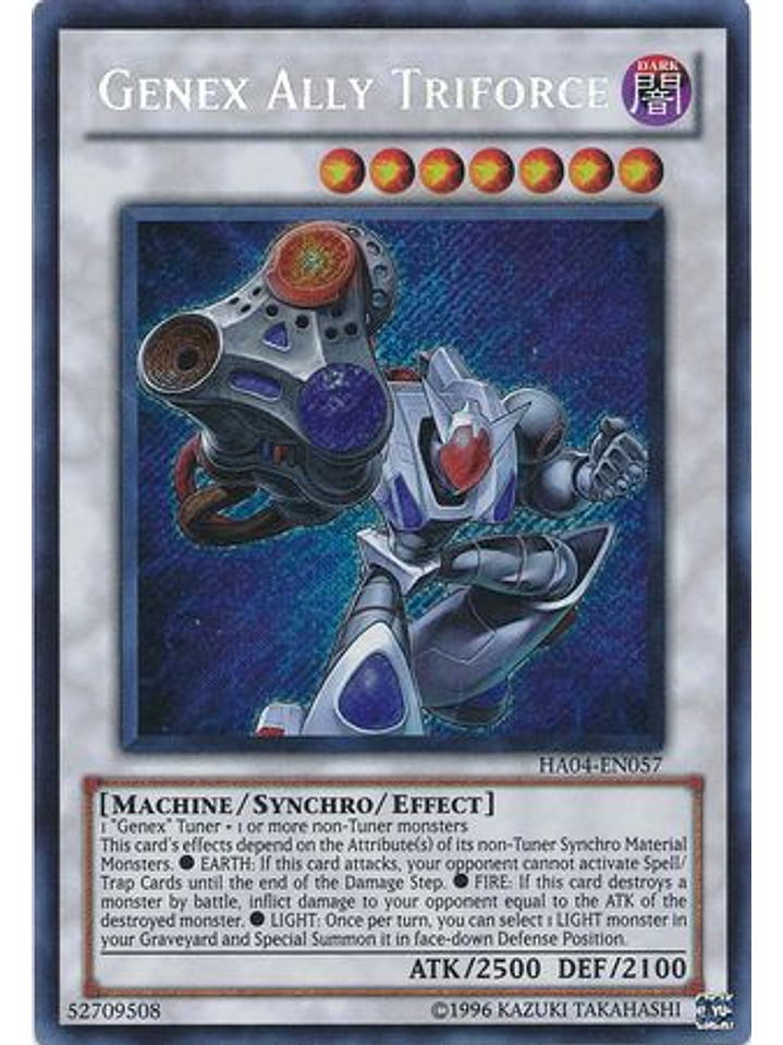 Genex Ally Triforce - HA04-EN057 - Secret Rare Unlimited 1