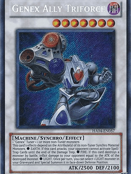 Genex Ally Triforce - HA04-EN057 - Secret Rare Unlimited