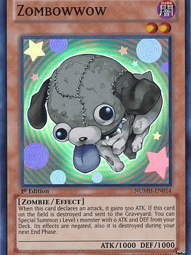 Zombowwow - NUMH-EN014 - Super Rare 1st Edition